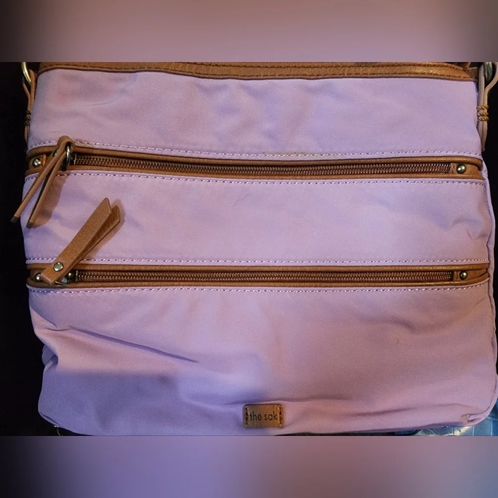 Well loved‎ The Sak lavender Nylon crossbody